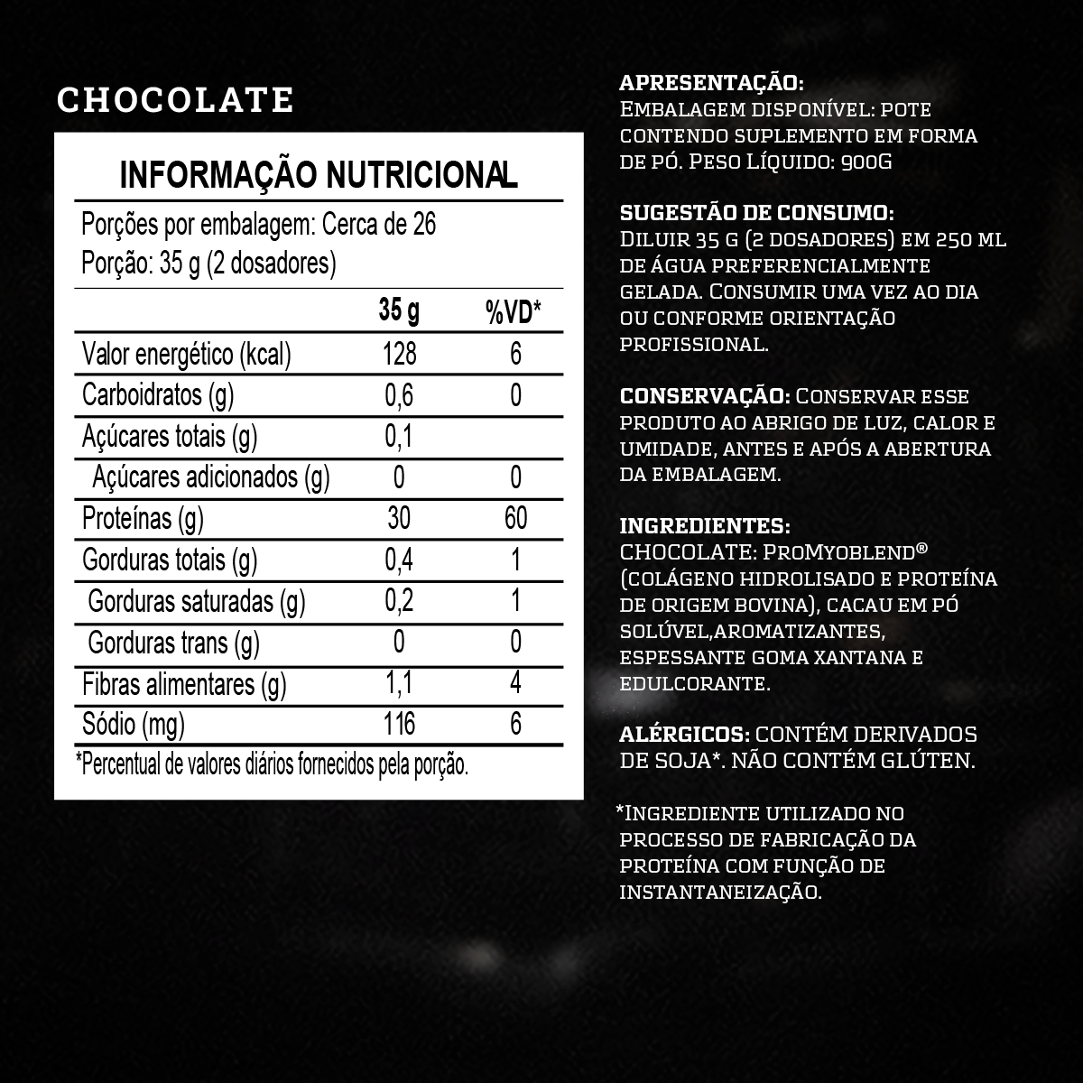 Carnibol 900g Proteina Da Carne - Darkness