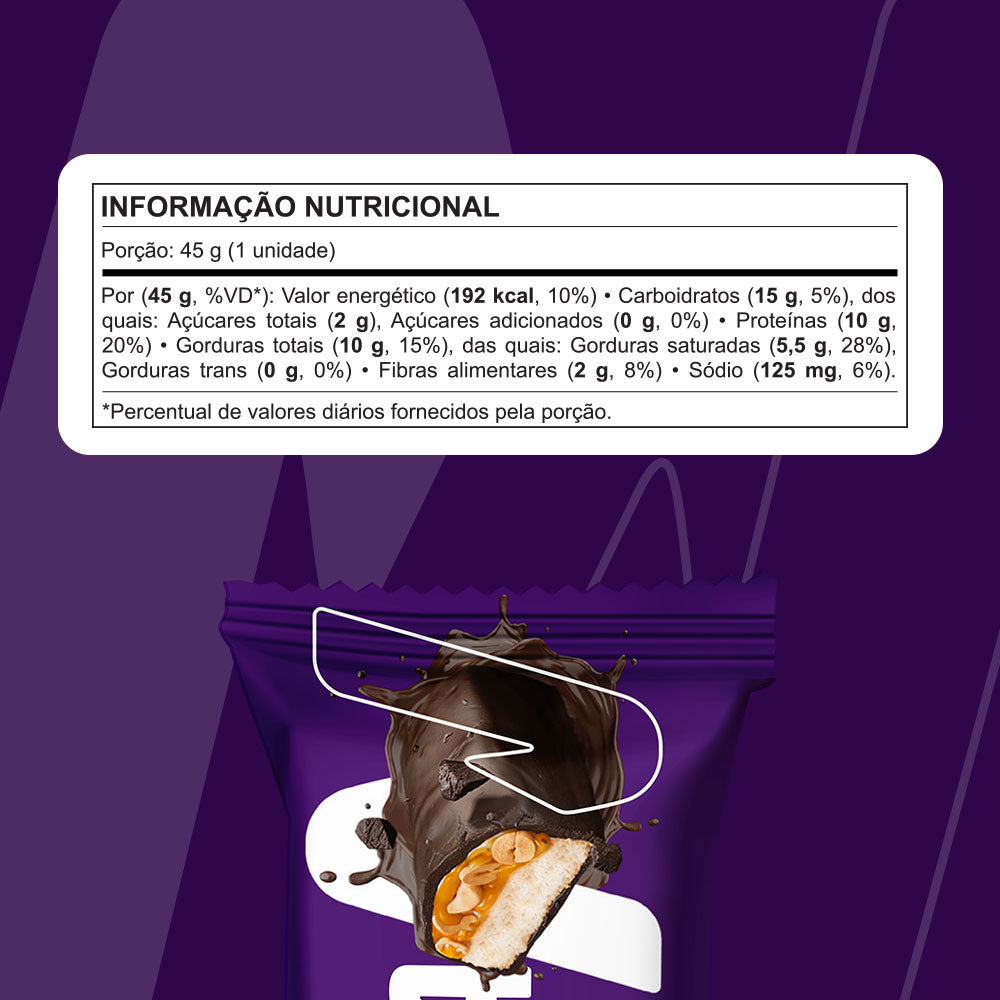 Display C/ 12 Barras  Dark Caramel Protein - Nutrata