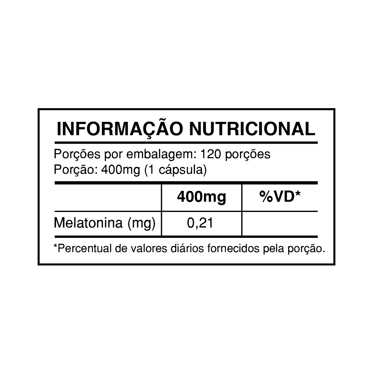 Melatonina 120 Caps - Health Labs