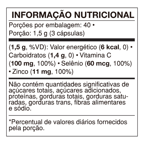 Amora C/ Vit. e Min. 500mg 120 Caps - Videira 7